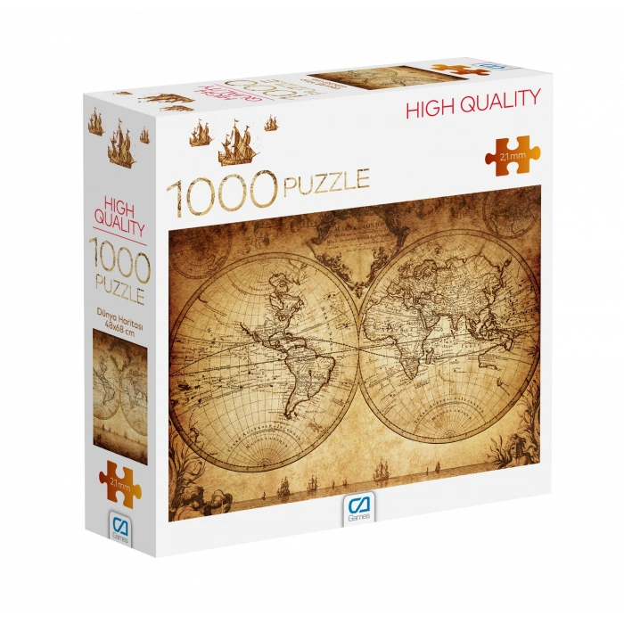 CA PUZZLE CA.7037 DÜNYA HARİTASI 1000 PARÇA PUZZLE