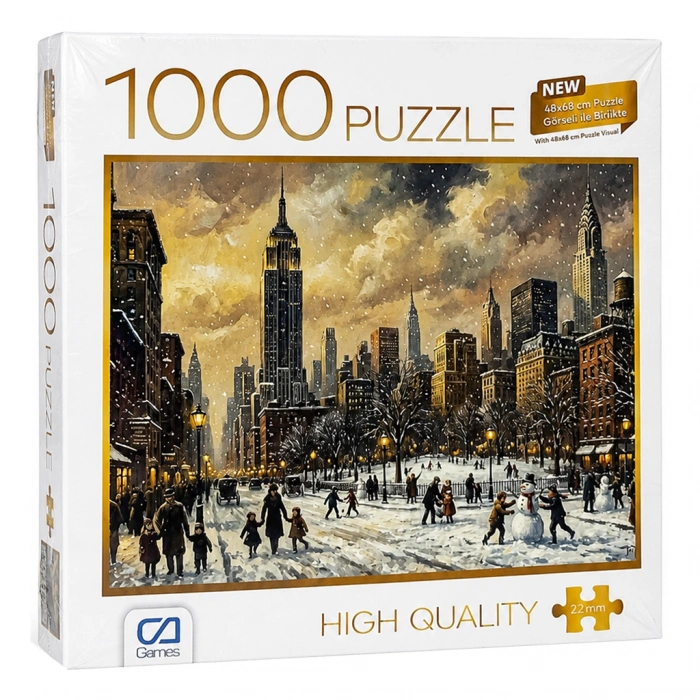 CA1000-7102 CA GAMES KAR ALTINDA NEW YORK PUZZLE 1000