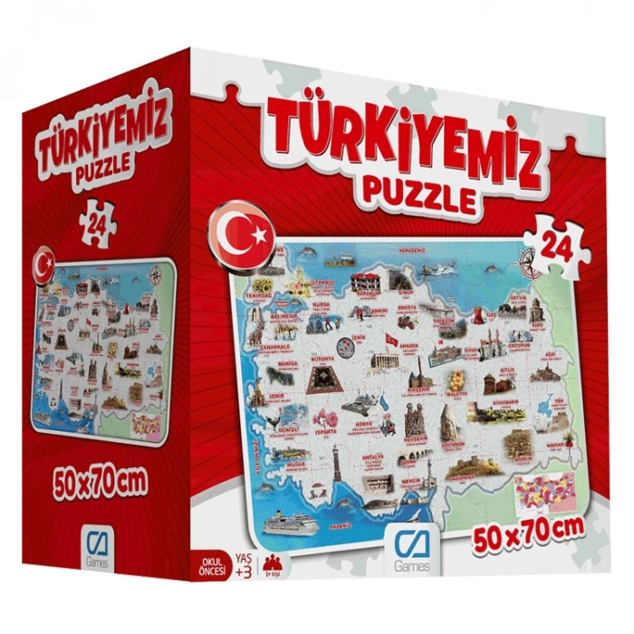 CA.5079 TÜRKİYEMİZ YER PUZZLE