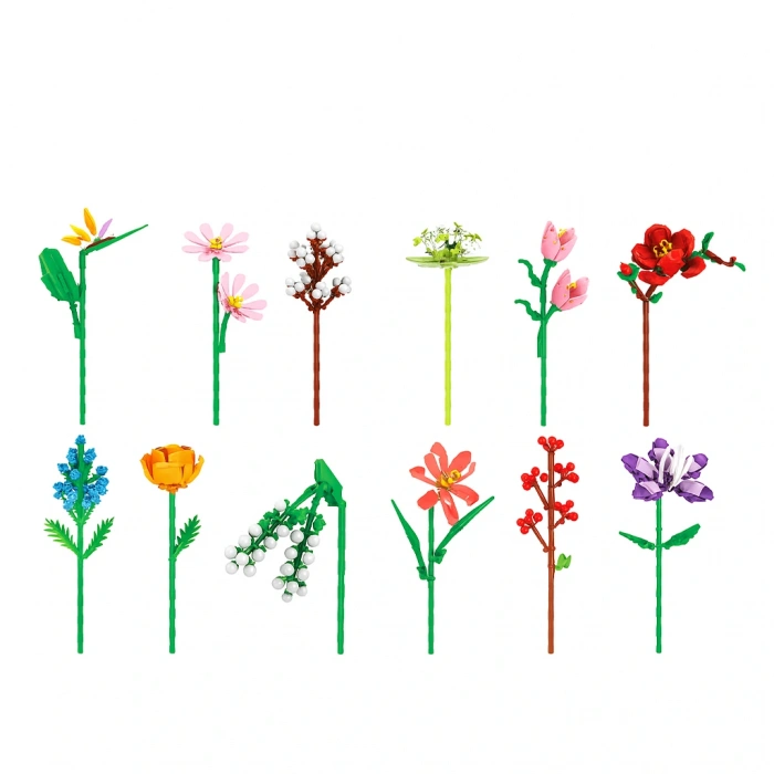 CAN 8856 KUTUDA 12 Lİ ÇİÇEK LEGO (144)