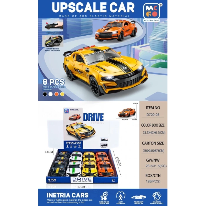 CAN ALİ İ-D700-08 SÜRTMELİ IŞIKLI SESLİ ARABA (96)