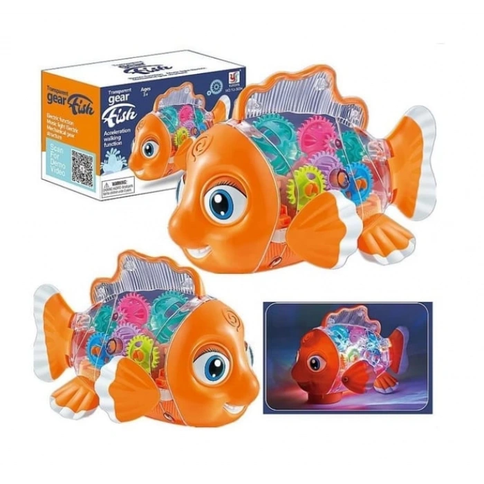 CAN ALİ İ-YJ-3034 PİLLİ IŞIKLI SESLİ ÇARPIP DÖNEN BALIK (72)