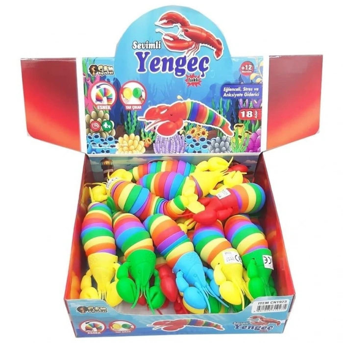 CAN CN1923 RENKLİ IŞIKLI YENGEÇ 18 Lİ BOX