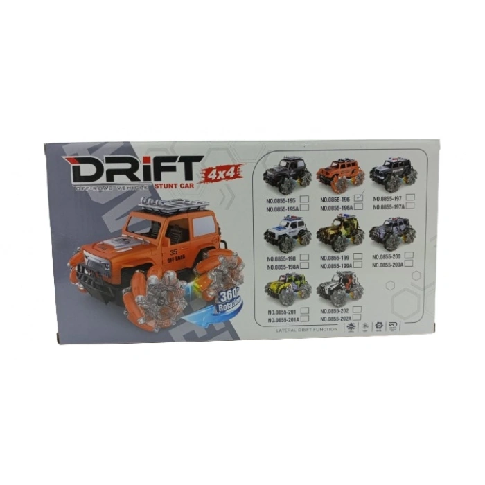 CANEM 0855-196 KÜÇÜK ŞARJLI DRİFT Lİ JEEP (12)