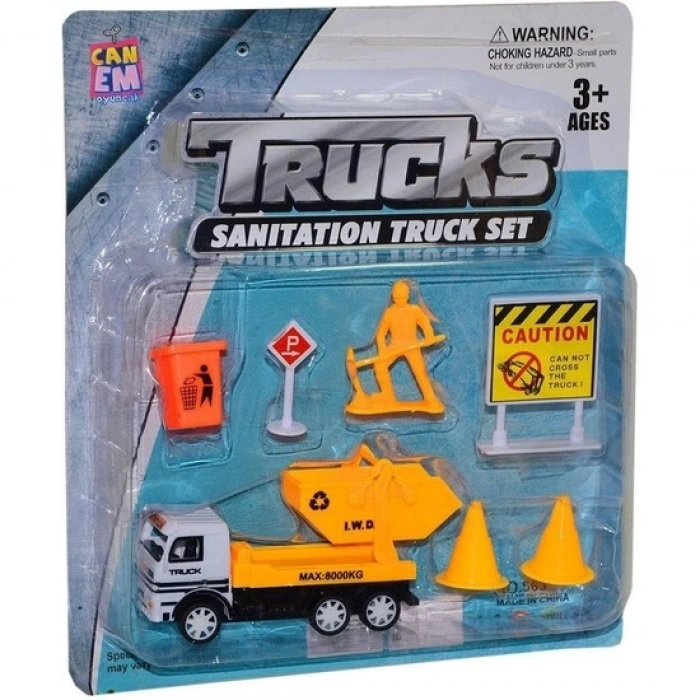 CANEM 563-96 KARTELA 4 ASORTİ ÇEKBIRAK KAMYON SETİ