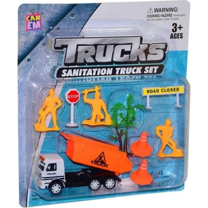 CANEM 563-96 KARTELA 4 ASORTİ ÇEKBIRAK KAMYON SETİ