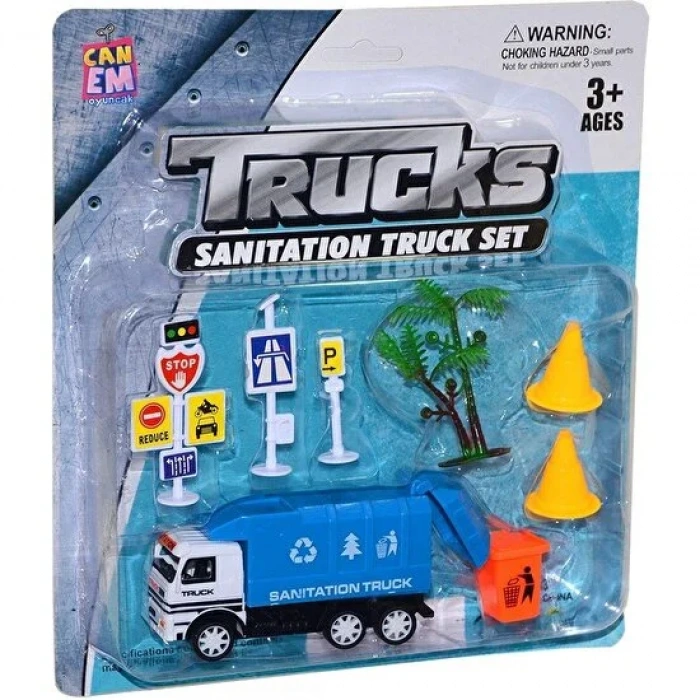 CANEM 563-96 KARTELA 4 ASORTİ ÇEKBIRAK KAMYON SETİ