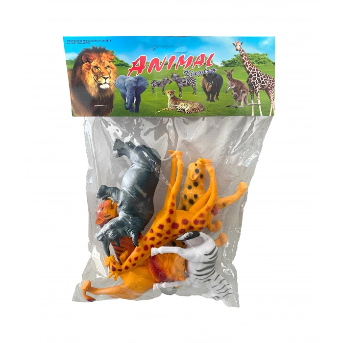 CANEM 828-15 PVC DE 6 LI BÜYÜK VAHŞİ HAYVANLAR (72)