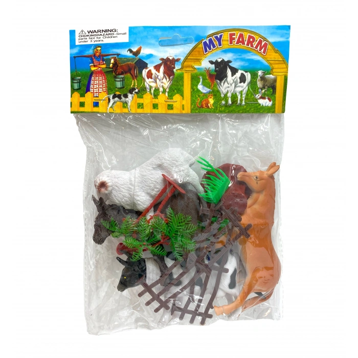 CANEM 828-25 PVC DE 6 LI ÇİFTLİK HAYVANLARI SETİ (72)