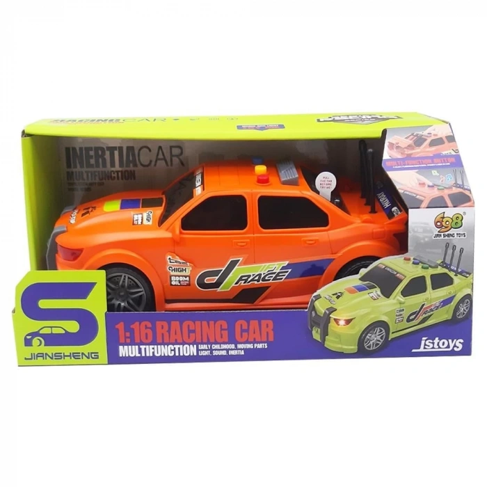 CANEM JS124A SESLİ IŞIKLI SÜRTMELİ SPOR ARABA (24)