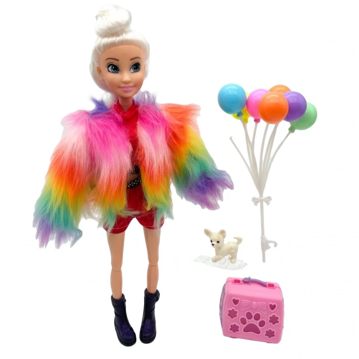 CEREN CTOY-8671-12 MODA AKSESUARLI OYUNCAK BEBEK 11.5 INCH