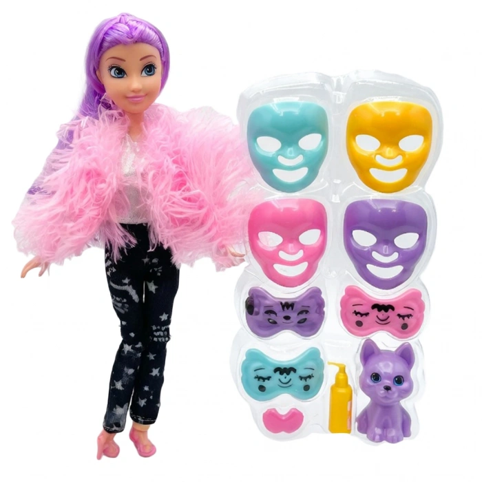 CEREN CTOY-8671-13  MODA AKSESUARLI OYUNCAK BEBEK 11.5 INCH