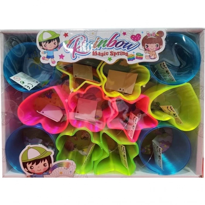 CEREN CTOY-A7012-2 GEOMETRİK ŞEKİLLİ RENKLİ STRES YAYI