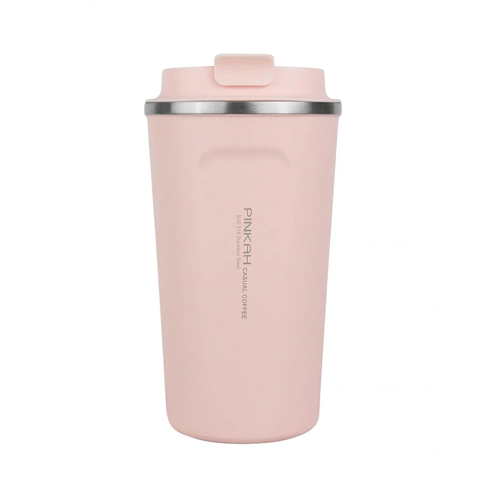 CEREN PKH-PJ-3549-L PINKAH PASLANMAZ ÇELİK KAHVE TERMOS BARDAK MATARA 500 ML.