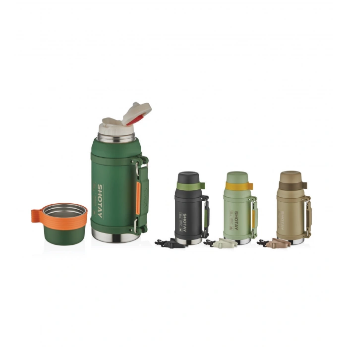 CEREN SHT-ST-8216 SHOTAY CAMPER ÇELİK TERMOS MATARA 1500 ML. (4 ASS.)