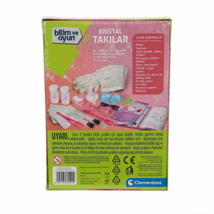 CLEMENTONİ BİLİM VE OYUN KRİSTAL TAKILAR 64599