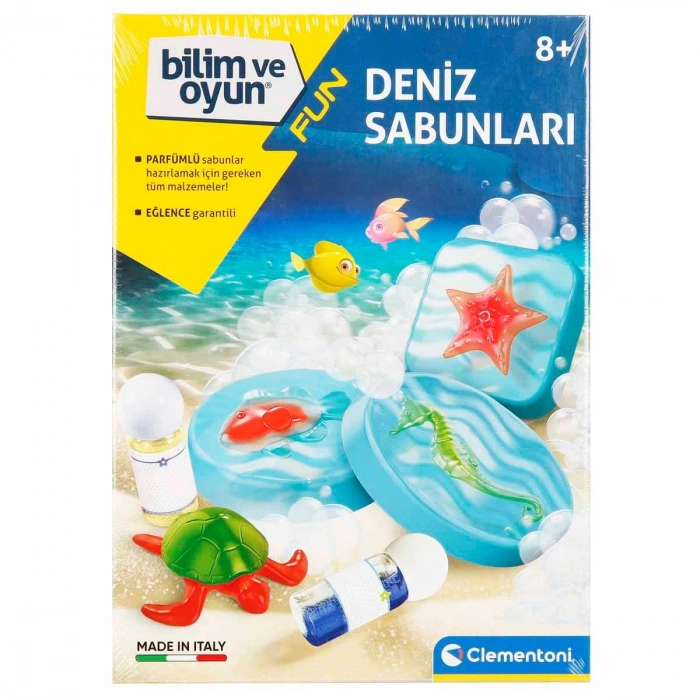 CLEMENTONİ CLE-64189 BİLİM VE OYUN - DENİZ SABUNLARI