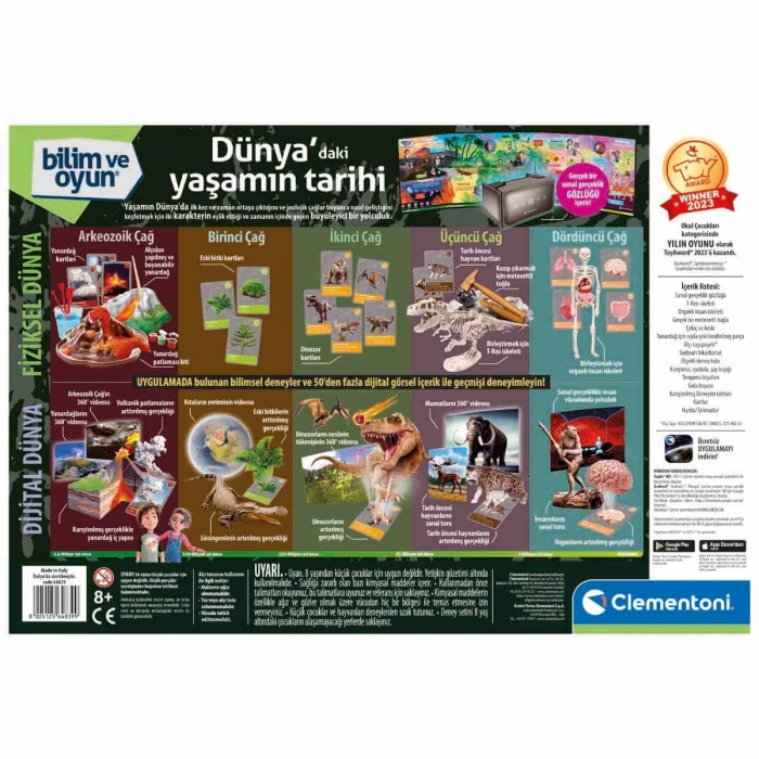 CLEMENTONİ CLE-64339 BİLİM VE OYUN DÜNYADAKİ YAŞAMIN TARİHİ
