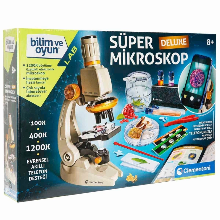 CLEMENTONİ CLE-64473 BİLİM VE OYUN - SÜPER MİKROSKOP