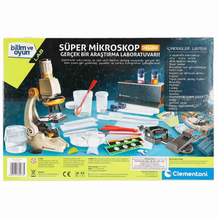 CLEMENTONİ CLE-64473 BİLİM VE OYUN - SÜPER MİKROSKOP