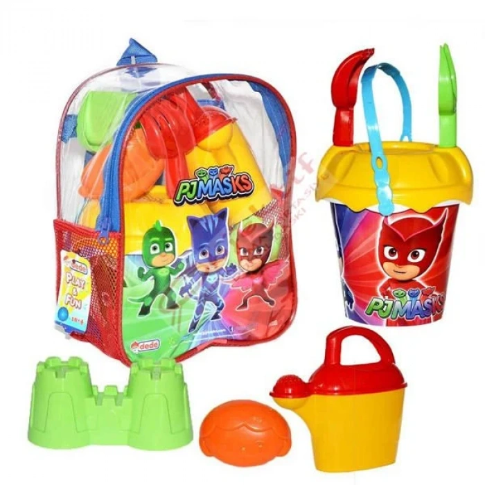 DEDE 03502 PJMASKS RESİMLİ SIRT ÇANTALI PLAJ
