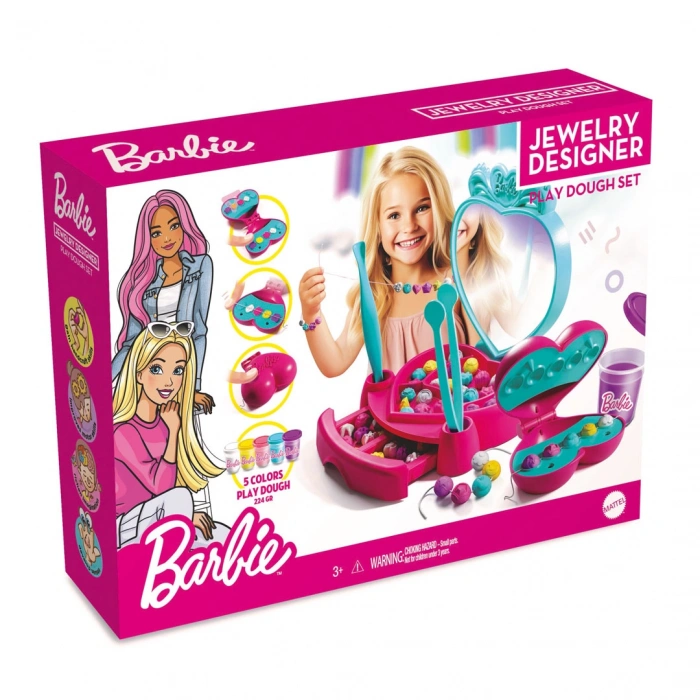 DEDE 03926 BARBIE TAKI TASARLA HAMUR SET  (280GR)