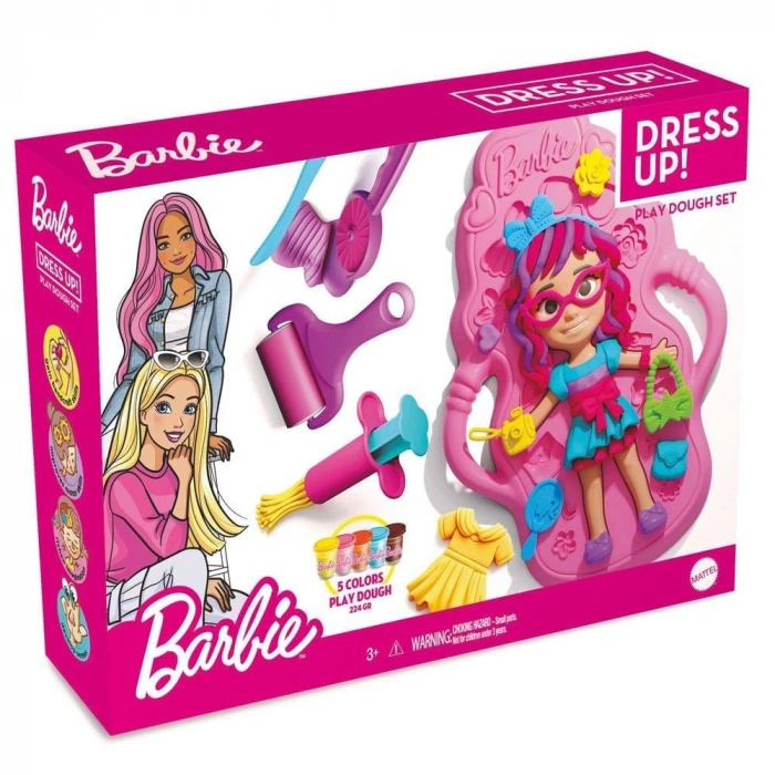 DEDE 03927 BARBIE BEBEK GİYDİRME HAMUR SET (12)