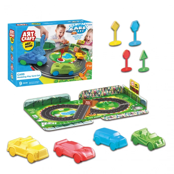 DEDE 03948 ARTSAND ARABALAR KUM SET 600 GR (12)