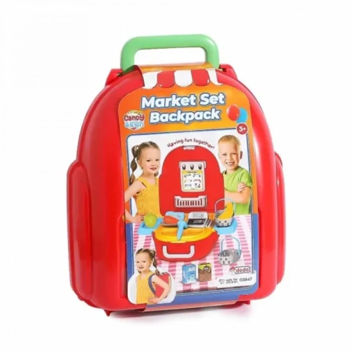 DEDE 03908 KRAL ŞAKİR MARKET SET SIRT ÇANTASI