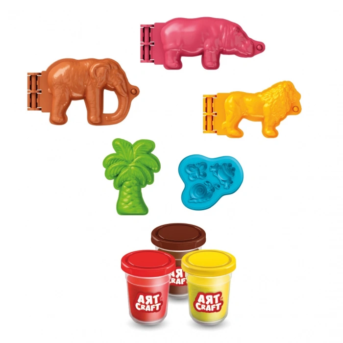 DEDE 03997 ART CRAFT ORMAN HAYVANALRI HAMUR SET 168 GR (12)