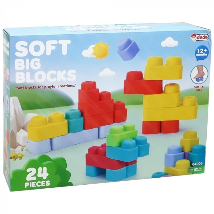 DEDE 04006 YUMUŞAK BIG BLOKLAR 24 PARÇA (12)