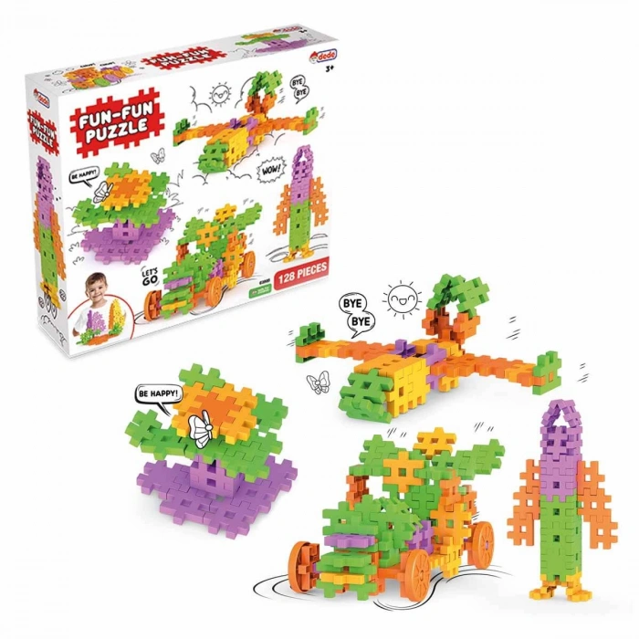 DEDE FUN FUN PUZZLE 128 PARÇA 03905 (16)