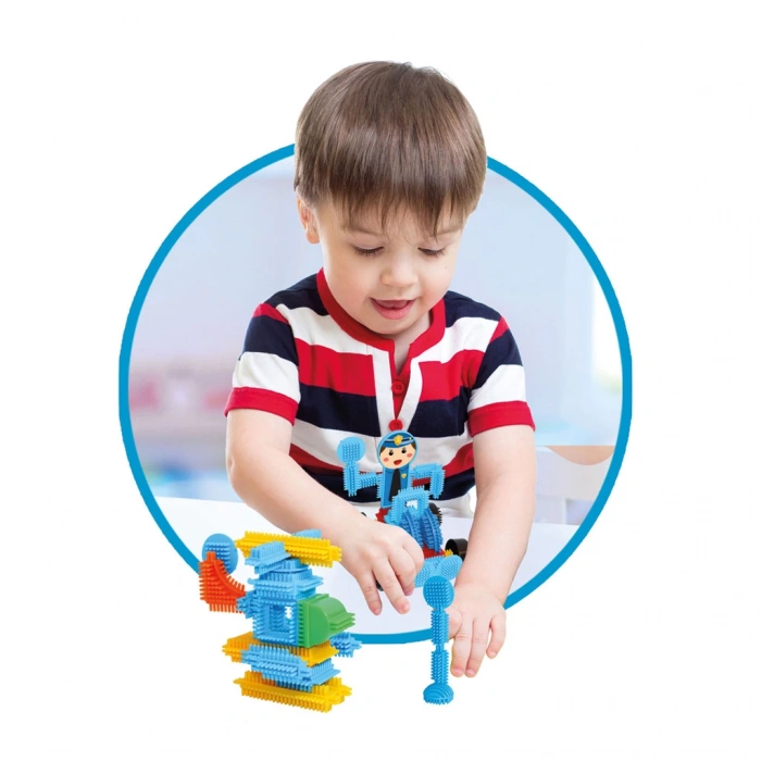 DEDE KAKTÜS BLOKLAR POLİS 55 Parça 03307