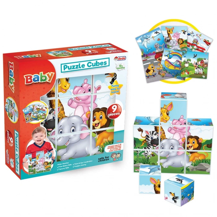 DEDE RESİMLİ KÜPLER 9LU   02034