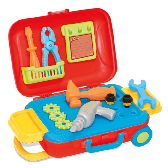 DEDE SPIDERMAN TAMİR SET BAVULUM 03484