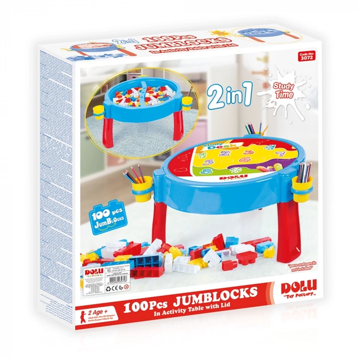 DOLU 100 PARÇA MEGA BLOKLU 3072