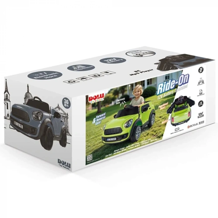 DOLU 8295 RİDE ON 12V AKÜLÜ ARABA KUMANDALI AÇIK YEŞİL