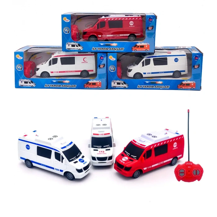 DUMAN DMN147-8-9 1:16 UZ. KUM. 3 ASST İLK YARDIM ARABALARI