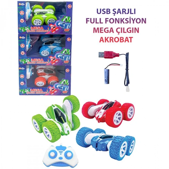 DUMAN DMN3688-G99A UZ. KUM.ŞARJLI MEGA ÇILGIN ARABA