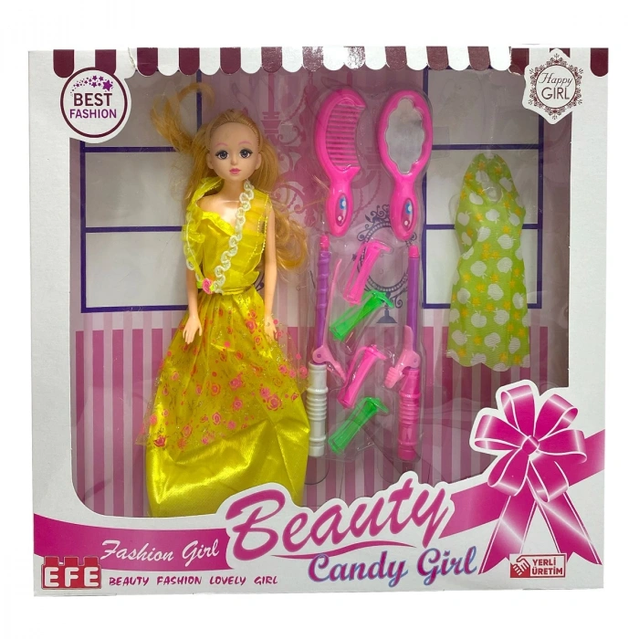 EFE CANDY GİRL MAKYAJ SETLİ BEBEK 220  (48)
