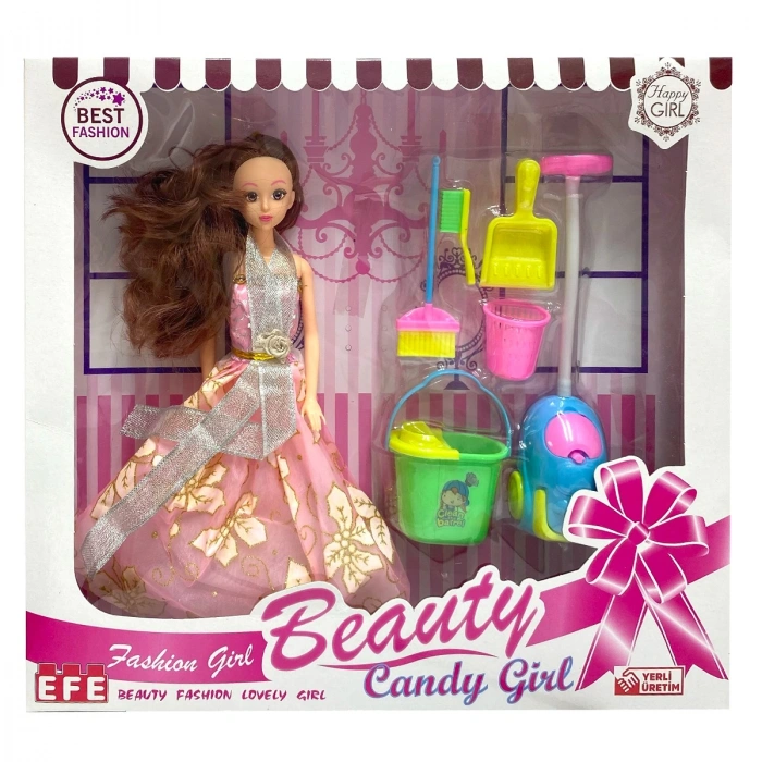 EFE TEMİZLİK SETLİ CANDY GİRL BEBEK 219 (48)