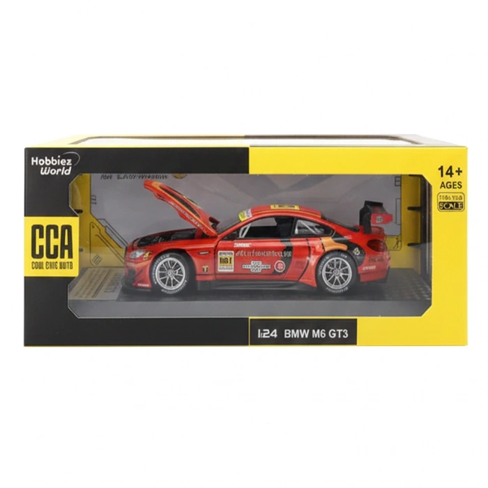 EKİNCİOĞLU 68278A-B CCA 1/24 BMW M6 GT3 BEYAZ-KIRMIZI (12)