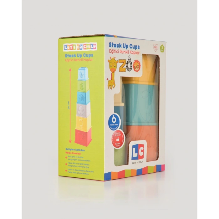 ENFAL  LC-30798 EĞİTİCİ RENKLİ KAPLAR ZOO (24)