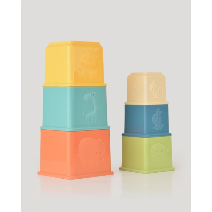 ENFAL  LC-30798 EĞİTİCİ RENKLİ KAPLAR ZOO (24)