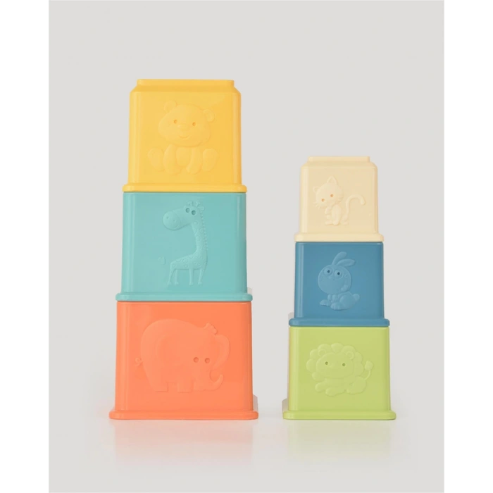 ENFAL  LC-30798 EĞİTİCİ RENKLİ KAPLAR ZOO (24)