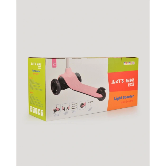 ENFAL LC-30908 LETS RİDE SCOOTER PEMBE (6)