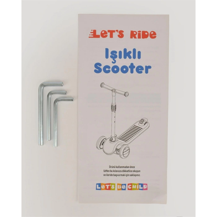 ENFAL LC-30908 LETS RİDE SCOOTER PEMBE (6)