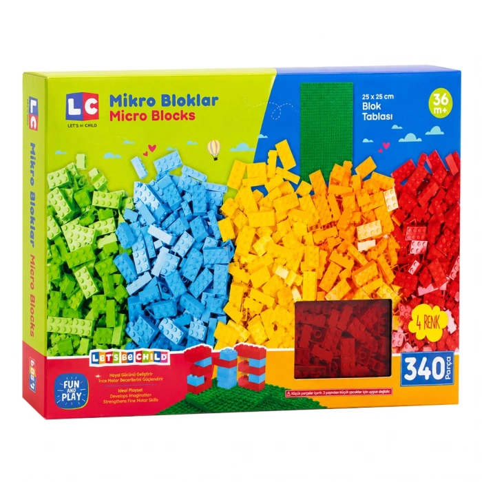 ENFAL LC-31296 MİKRO BLOKLAR 340 PARÇA