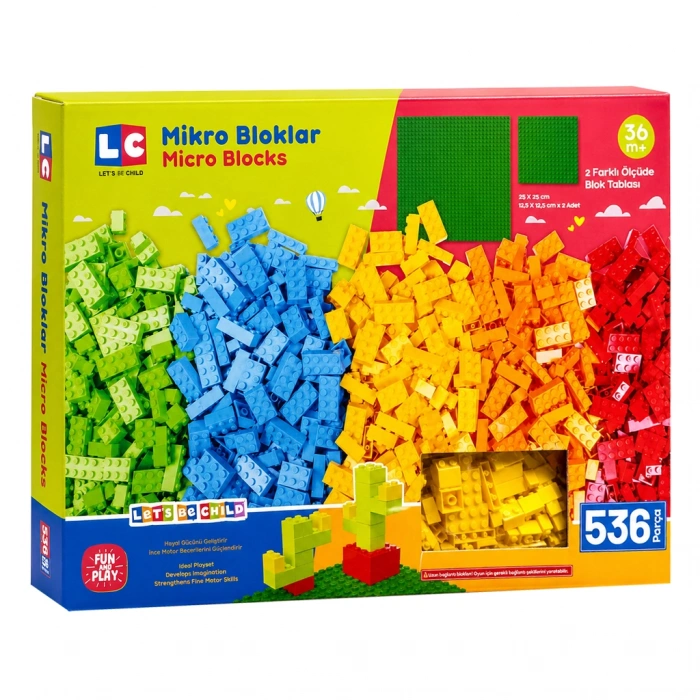 ENFAL LC-31298 MİKRO BLOKLAR 536 PARÇA