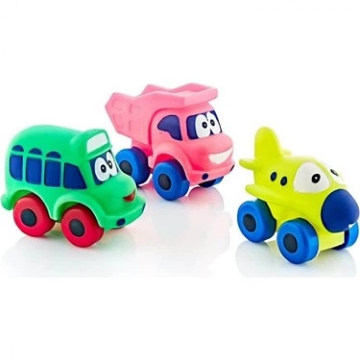 ERPA 6661495 YUMUŞAK TONTON ARABALAR 3LÜ (12)